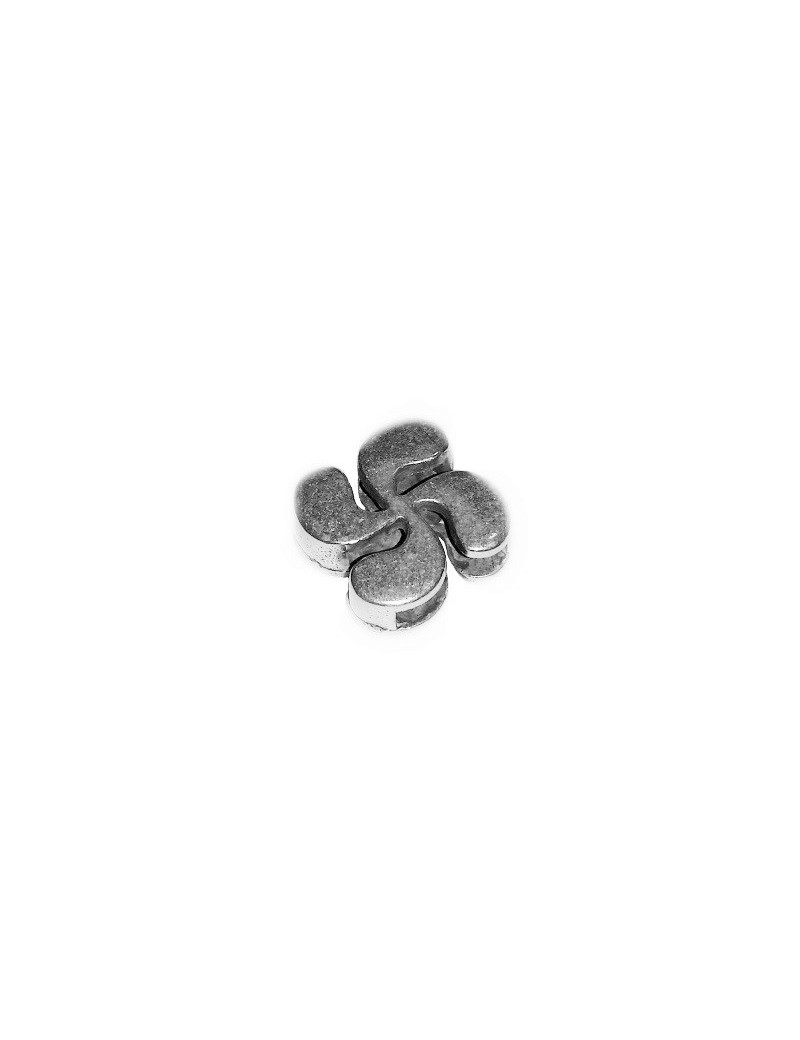 Nouveau passant croix basque en métal pour cuir plat de 10mm