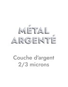 Passant ethnique rectangulaire pour cuir plat de 5mm