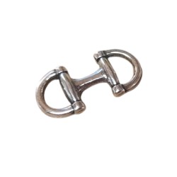 Intercalaire original double mors pour cuir plat de 6mm