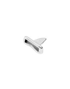 Passant queue de poisson avec une anse postérieure pour cuir plat de 10mm