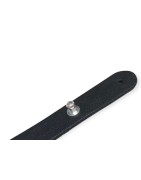 Bouton de col a visser en métal plaqué argent 10 microns