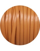 Cuir plat lisse de 5mm mangue clair en vente au cm