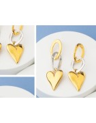 Anneau sécable de 27mm en étain placage argent