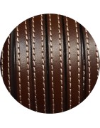 copy of  Cuir plat lisse de 10mm marron foncé vendu au cm-Premium