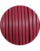 Cuir plat lisse de 3mm rose bébé en vente au cm pour vos bracelets