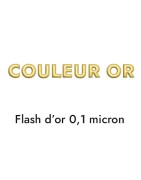 Dome lisse de 7mm en zamak couleur or pour cuir plat 5mm