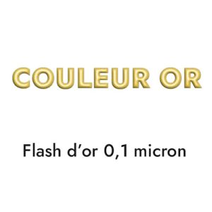 Disque rond de 14mm en métal couleur or émaillé oeil transparent turquoise