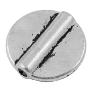 Perle disque plat lisse un grand classique-14.5mm