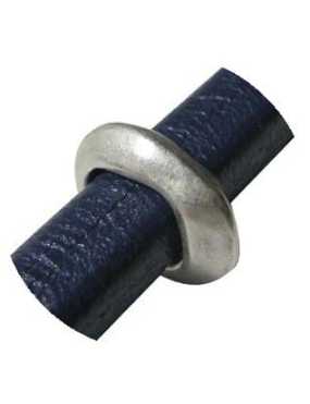 Intercalaire anneau khaos placage argent-18mm