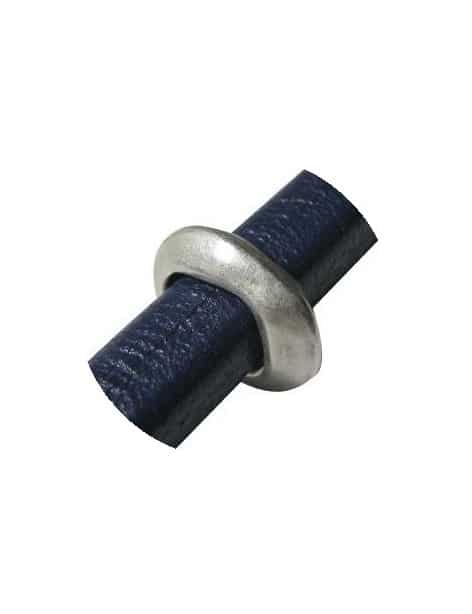 Intercalaire anneau khaos placage argent-18mm