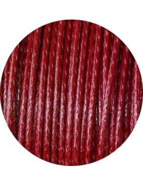 Cordon type snake cord rouge fonce-1.5mm