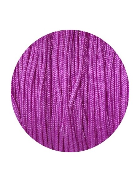 Cordelette satin de couleur lilas violet-0.7mm-vente au metre