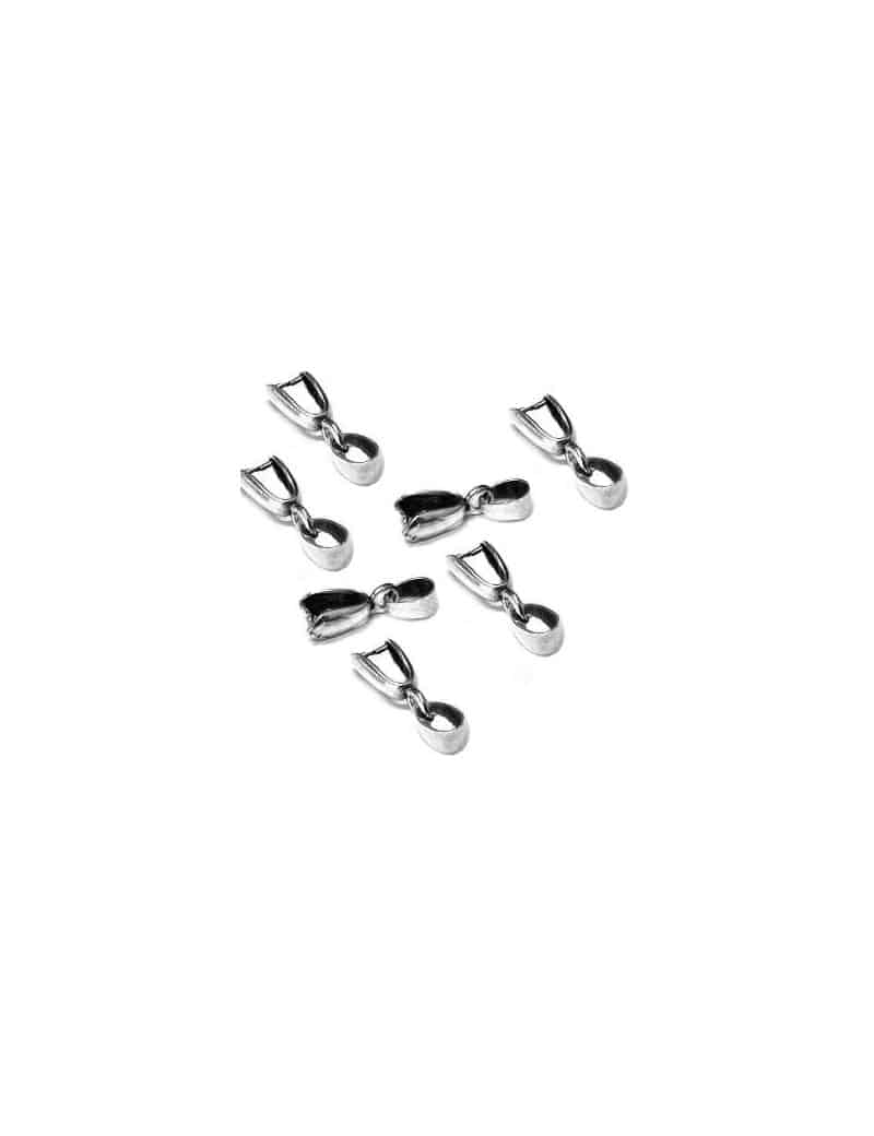 Beliere en metal placage argent-19mm Beliere en metal placage argent-19mm