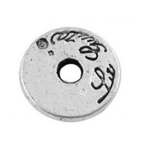 Perle disque-12.5mm
