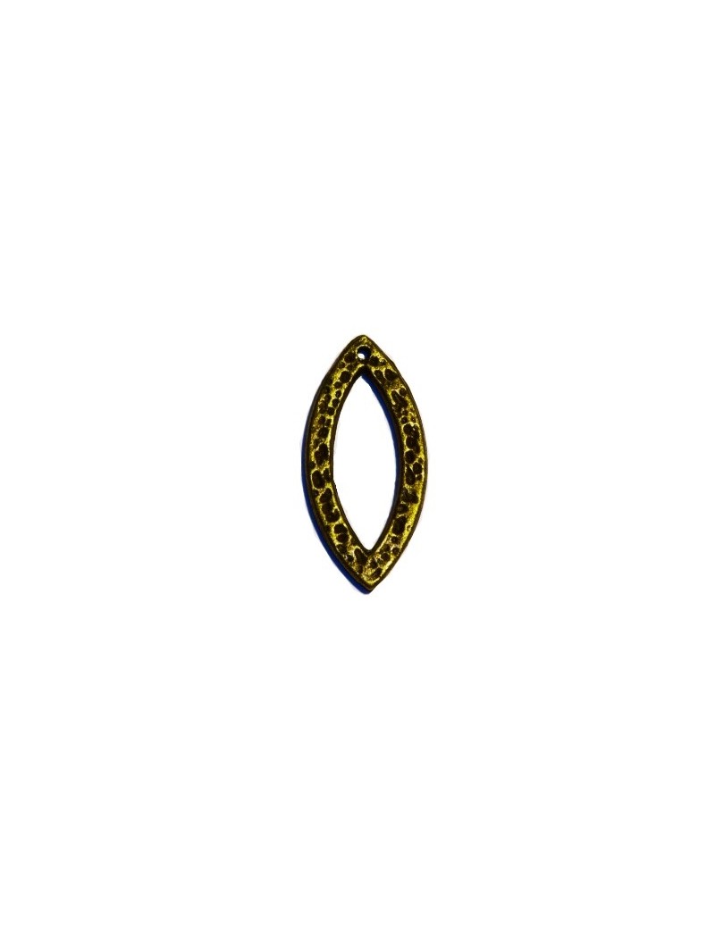 Sachet de 10 anneaux oeil couleur bronze-25mm