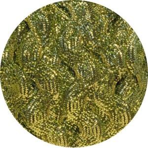 Serpentine lurex vert-6mm