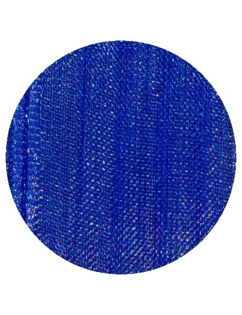 Ruban mousseline bleu foncé vendu au mètre-15mm