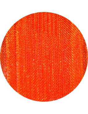 Ruban mousseline orange vendu au mètre-15mm