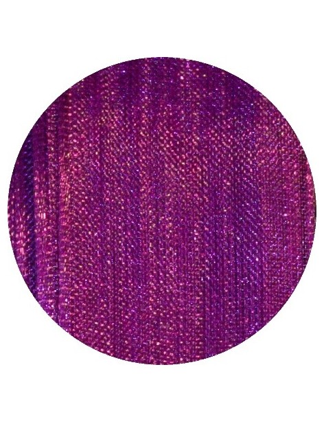 Ruban mousseline violet vendu au mètre-15mm