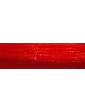 Ruban mousseline rouge vendu au mètre-3mm