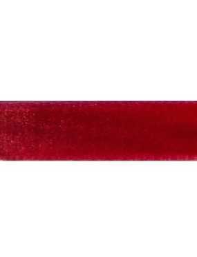 Ruban velours rouge vendu au cm-9mm