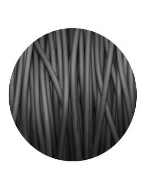 Buna cord-Cordon caoutchouc creux noir-1.5mm