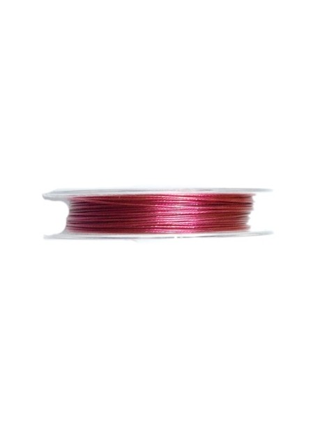 Bobine de fil cable Vieux rose-0.45mm-10m