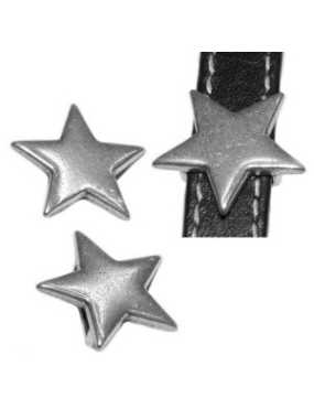 Passant étoile pour cuir plat de 10mm