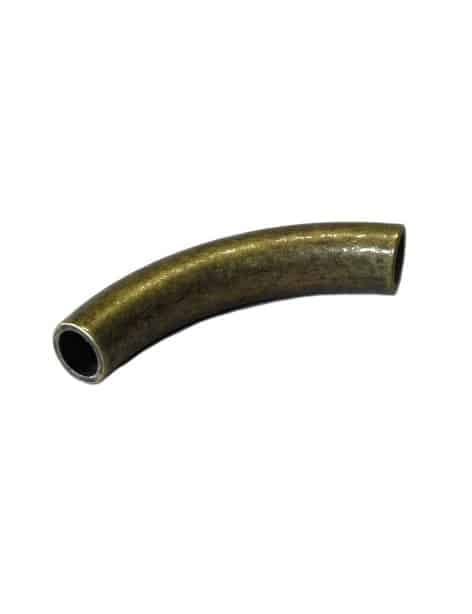 Tube courbe en metal plaque bronze-45mm