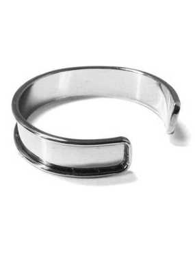 Support de bracelet en laiton placage rhodium-66mm