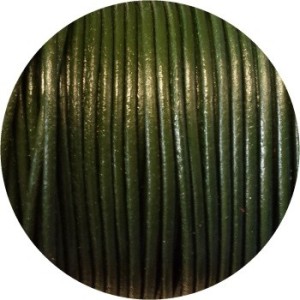 Cuir vert foncé pour bijouterie fantaisie-2mm-Europe