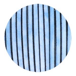 Cordon de cuir plat vintage 5mm bleu délavé-vente au cm