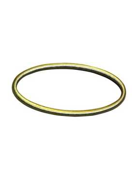 Anneau ovale long de 25mm couleur bronze