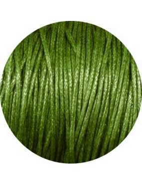 Coton cire vert olive-1mm