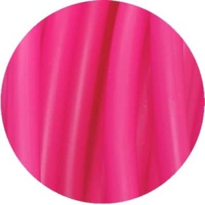 Cordon PVC creux opaque rose vif-2mm