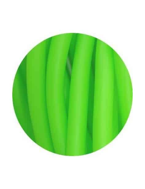 Cordon PVC creux opaque vert vif-2mm