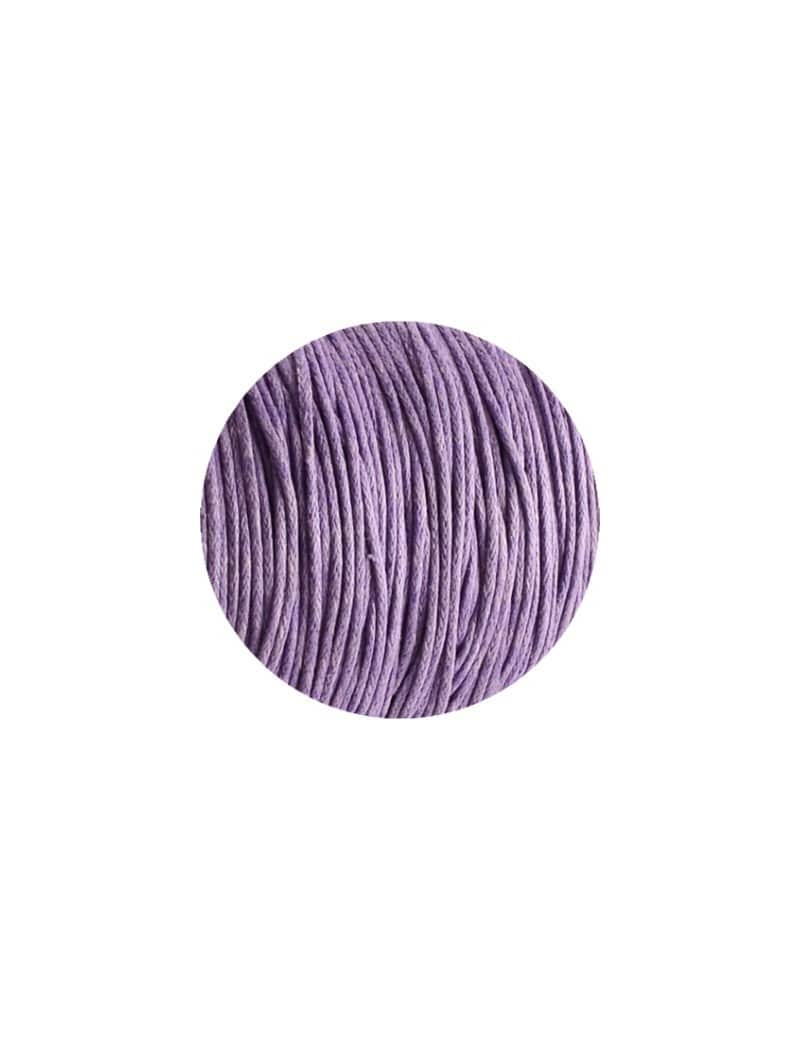 Coton cire violet clair-1mm