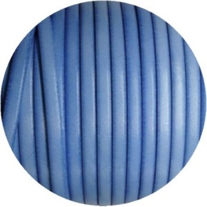 Cuir plat de 5mm de couleur bleu jeans clair en vente au cm-Premium