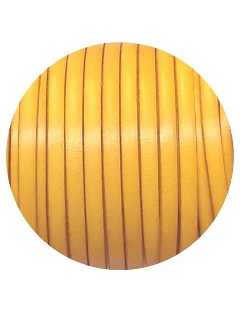 Cuir plat de 5mm jaune chaud en vente au cm-Premium