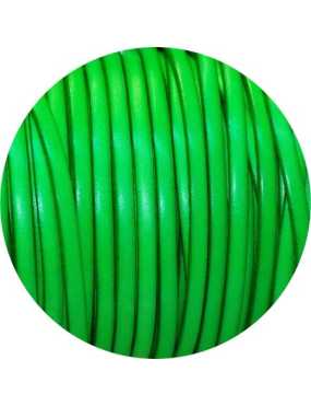 Cuir plat de 5mm vert herbe en vente au cm-Premium