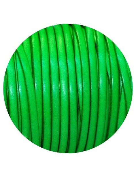Cuir plat de 5mm vert herbe en vente au cm-Premium
