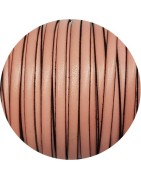 Cuir plat lisse de 5mm rose tarama satiné brillant en vente au cm-Premium