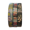 Kit bracelet de 30mm avec 3 cuirs imprimés de 10mm