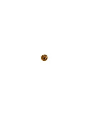 Poche de 10 perles rondes lisses couleur bronze de 2.9mm