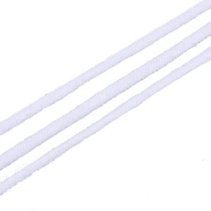 Fil élastique blanc de 2.4mm en nylon en vente au mètre