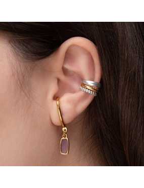 Boucle d'oreille ear cuff de 13mm en couleur or