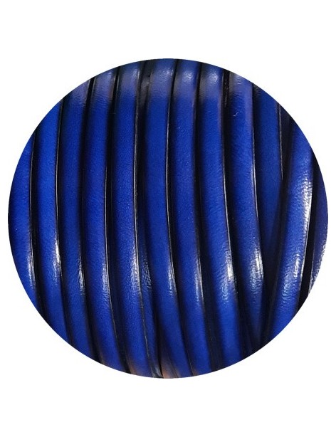 Cuir plat de 5mm de couleur bleu vif ou bleu électrique en vente au cm-Premium