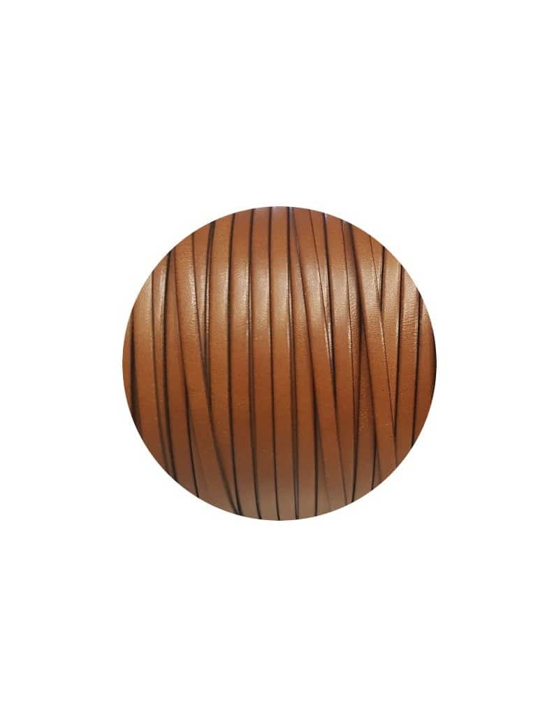 Cuir plat de 5mm de couleur marron london en vente au cm-Premium