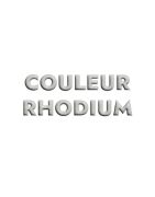 Chaine de 6mm solide en métal placage rhodium fabriquée en Italie